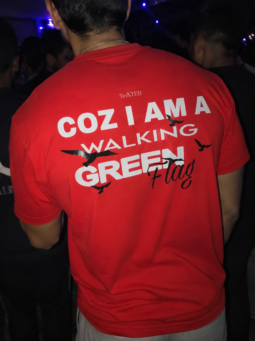 WALKING GREEN FLAG